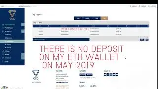 CCG MINING NO DEPOSIT ON ETH WALLET MAY 2019 3rd PROBLEM