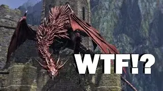 Dark Souls - Hellkite Dragon Randomly Explodes & Dies