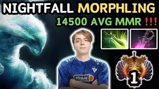 🔥 Rank 1 Nightfall MORPHLING Hard Carry Gameplay 7.37e 🔥 0 DEATH Master TIer - Dota 2