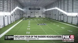 Exclusive tour of Raiders Headquarters in Henderson