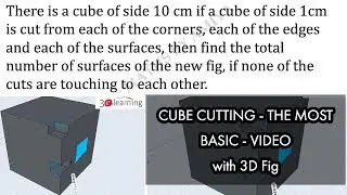 Cube cutting : the most basic concept- with 3D Design - watch till the end