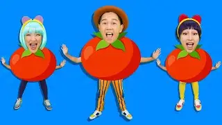 Tomato Song 🍅 | Dance of Fruits & Vegetables | TigiBoo