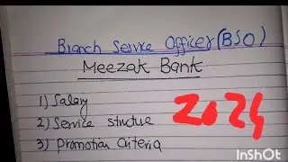 Meezan Bank BSO Salary,Service Structure,Promotion Criteria #meezanbank #bankjob2024#cashierjobs
