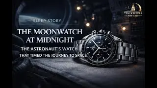 The Moonwatch at Midnight–The Astronaut's Watch That Timed the Journey to Space |A History for Sleep