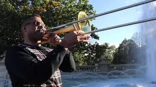 Jason Goudeau plays his B.A.C. Artist Trombone
