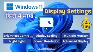 👩🏼&zwj;💻Windows 11 | Display Settings 🔧 | Shortcut Keys | Tips & Tricks #windows #computer  #iticopa