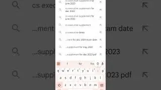 How to download CS Executive & Professional Supplement- December 2023 #youtubeshorts #youtube #cs