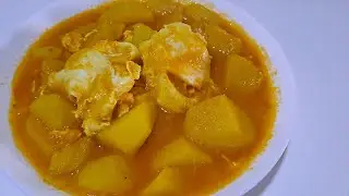 PATATAS GUISADAS CON HUEVO SUPER FACIL