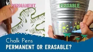 Chalk Pens: Permanent or Erasable? - On Porous & Non-Porous Surfaces | Stationery Island