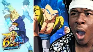 NEW LF Gogeta Blue & LF Super Vegito Reveal Reaction on Dragon Ball Legends 6th Anniversary!