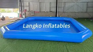 Blue inflatable water pool inflatable ball pool for party