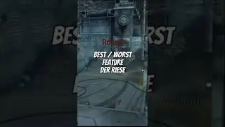 🔥Best AND Worst Feature On Der Riese🔥 (COD ZOMBIES) #shorts