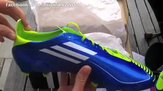 Unboxing: Adidas F50 AdiZero - Blue/White/Slime - TrickshowSU