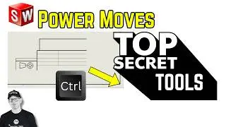 SOLIDWORKS TOP SECRET Tricks - Use CTRL and Drag (then LET GO of CTRL)