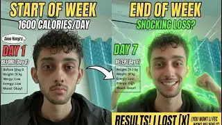 Eating 1600 calorie for 1 week (unexpected results)