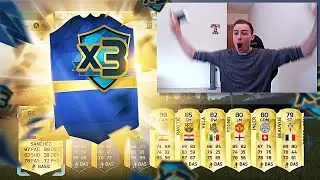 MY BEST 100K PACK EVER!!! 3 TOTS IN 1 PACK | FIFA 16 Team of the Season