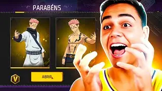 FREITAS GASTANDO DIAMANTES AT&Eacute; PEGAR O CONJUNTO RYOMEN SUKUNA NO - FREE FIRE 