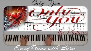 Only You - The Platters  Туториал для фортепиано