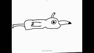Bird flapping its wings [animation]