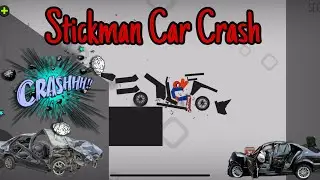 Stickman Car Crash|Stickman Physics Fall|Stickman Best Moment|Stickman Sad Moment|StickmanEpicMoment
