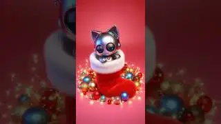 FuturePetsPlayground 🤖 Robotic Kitten 🎄 A Futuristic Christmas Short Film