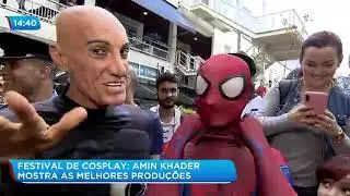 REPORTAGEM - EVENTO DE COSPLAY NO BALAN&Ccedil;O GERAL RJ (RECORD TV)
