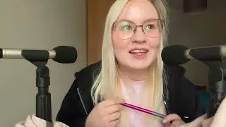 ASMR SUOMI Mikin sivelyä ja hidasta kuiskailua