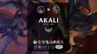Akali Mid vs Rumble - EUW Challenger Patch 12.23