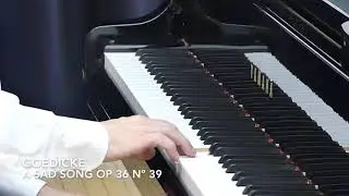 GOEDICKE (Gedike) :: A Sad Song op. 36 n&ordm; 39 :: Piano Exam