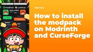 How to install the modpack on Modrinth and CurseForge