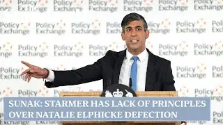 Sunak: Starmer has lack of principles over Natalie Elphicke defection