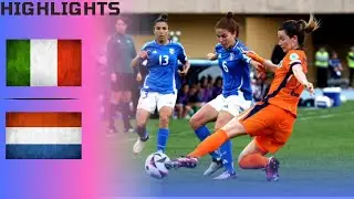Italy v Netherlands | Women’s European Qualifiers 2025 Highlights [Italian Commentary]