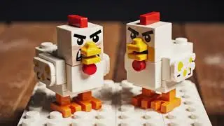LEGO Seafood Cooking Stop Motion | Grilled Octopus LEGO ASMR