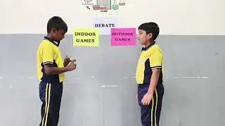 As a part CLDP Program: Debate on Outdoor and Indoor games.