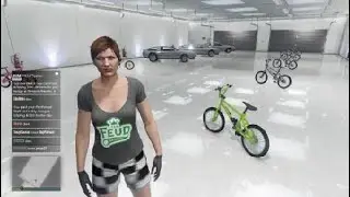 GTA5 HOW TO PUT COLORED BMXs ON GARAGE FLOOR MUST HAVE ENDLESS BMX SPOT