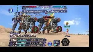 dissidia opera omnia global Red Comet Shinryu terra destroyed enemy