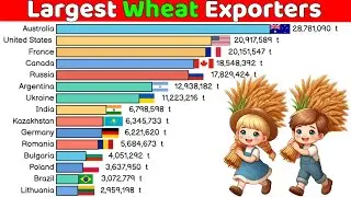 Top 15 Wheat Exporting Countries in The World