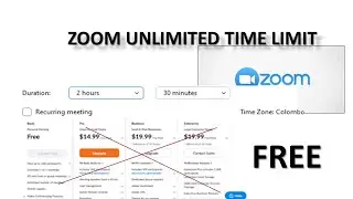 Zoom Meeting Unlimited Time Limit || Computer Mind ||  Sinhala ||