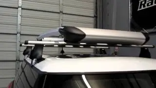 Mini Cooper with Thule 820 Xpedition Cargo Basket by Rack Attack