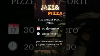 JAZZ & PIZZA NIGHT info@socialadmedia.com🔖 #JazzAbend #PizzaGenuss #MallorcaEvents #LiveMusik