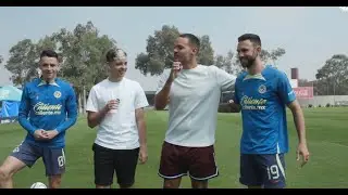 @losfutbolitos visitan el Nido Águila | Clases de golpeo con Alvaro Fidalgo y Miguel Layún