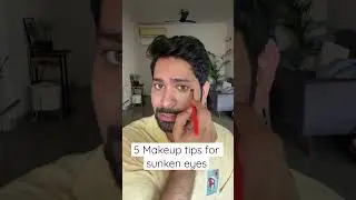 5 makeup tips for people with sunken eyes or hollow eyes #darkcircles #makeup #makeuphacks