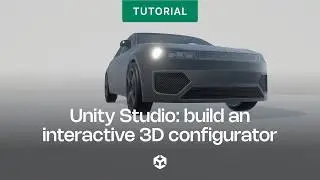 Build an interactive 3D configurator | Unity Studio template