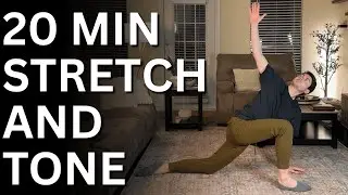 20 Minute Full Body Stretch and Tone | Active Rest Day | No Equipment Required | At Home Workout