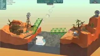 Poly Bridge 2-6 14m Slanted Drawbridge