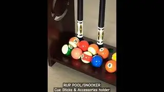 RUP Pool/Billiards/Snooker Cue stick & Accessories holder #8ballpool #billiards #snooker #cuesports