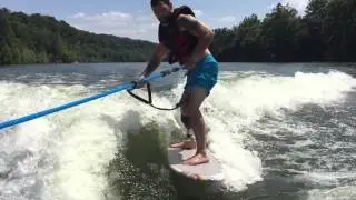 Wake Surfing with Prosthetic leg RBKA