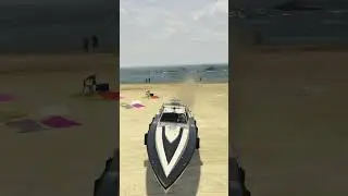 GTA 5 Police Boat  accident