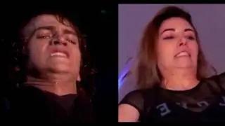 Alinity pops a nip slip