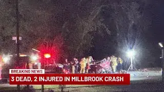 3 dead, 2 injured in Thursday night Millbrook crash